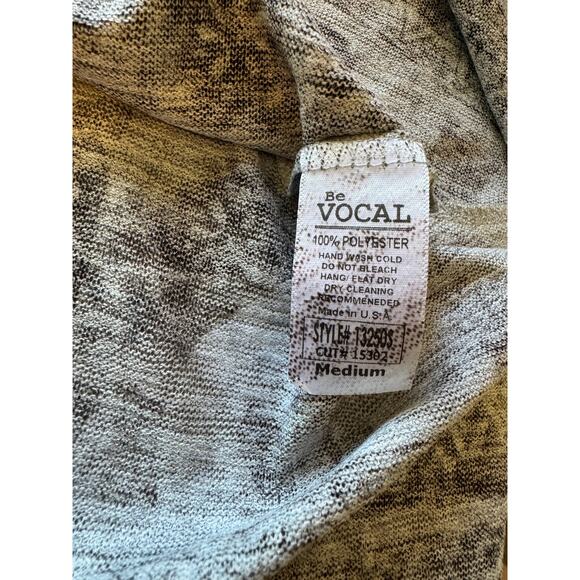 VOCAL Rhinestone - Elephant Graphic Women’s Top - Asymmetrical Hem - size M - Picture 6 of 8